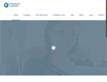 Tablet Screenshot of emmersionlearning.com